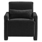 Modway - Mirage Boucle Tapis Fauteuil - Noir-Capacité de poids : 330 lb