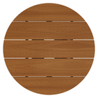 Modway - Lane Rond de 42 pouces Terrasse extérieure Bois de teck Table à manger - Naturel-Assemblée requise