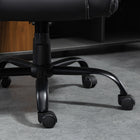 Vinsetto - Fauteuil de bureau exécutif à haut dossier avec massage à vibrations 6 points - noir-Garantie limitée du fabricant de 90 jours