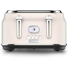 Westinghouse - Grille-pain 4 tranches Retro - blanc-Capacité de 4 tranches
