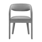 Modway - Pinnacle Performance Velvet Chaise à manger Ensemble de 2 - Gris-9