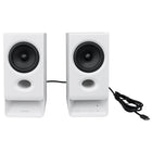 Edifier - Système de haut-parleurs pour PC R20BT avec connexion Bluetooth multipoint, carte de son intégrée et éclairage ambiant – Blanc-Profils sonores personnalisables : Choisissez parmi trois effets sonores prédéfinis — Classique, Dynamique et Vocal — ou peaufinez votre propre profil sonore dans les applications pour une expérience d’écoute sur mesure