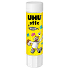 UHU - Bâtons de colle Bob l’éponge - 8,2 g - paquet de 5 - Assortie-Le bouchon à vis empêche la colle de sécher
