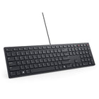 Dell - Clavier de collaboration filaire silencieux KB525C Pro - Multilingue-S’adapte à une large gamme d’appareils avec un seul câble offrant à la fois une connexion USB C et USB A