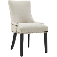 Modway - Marquis Tissu Chaise à manger - Beige-Fauteuil d’appoint moderne élégant