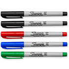 Sharpie - Marqueurs permanents − Pointe ultrafine − Couleurs variées − Paquet de 5-Encre à forte intensité et à séchage rapide, éliminant les bavures,  résistant à l’eau et à la décoloration
