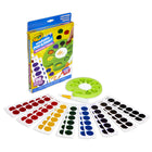 Crayola - Peinture pop lavable aquarelle walette-RÉUTILISATION ET RECYCLE : La palette de peinture est réutilisable et est livrée avec une éponge de nettoyage pratique pour vous aider à nettoyer votre pinceau entre les couleurs et à emprisonner l'excès d'eau.