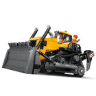 LEGO - City Big Vehicles Le bulldozer jaune-Bulldozer inspiré de véritables véhicules et machines - Les enfants peuvent relever la lame de poussée et le rippeur arrière à double dent et pousser le véhicule pour activer les pistons mobiles visibles et le ventilateur de refroidissement rotatif