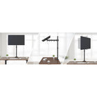 ShoppingAll - Support de montage debout entièrement réglable pour moniteur unique - Noir-9
