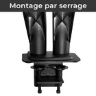 MotionGrey - Support de moniteur simple - Bras de fixation VESA pour écrans jusqu’à 28 po - Noir-Construction métallique robuste : fabriquée avec des matériaux durables pour maintenir votre moniteur en place en toute sécurité, tout en conservant une esthétique épurée et minimaliste