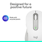 Logitech Signature M650 Souris Sans Fil - Blanc-Entièrement compatible avec Windows 11