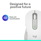 Logitech Signature M650 Souris Sans Fil - Blanc-Entièrement compatible avec Windows 11