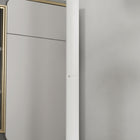 HOMCOM - Table de bar ronde haute 40 po - blanc-Grande base ronde en acier avec revêtement en poudre pour plus de solidité 