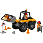 LEGO - Chargeuse sur pneus de construction jaune City Great Vehicles - 81 pièces-Jouet de chantier de construction avec figurines et accessoires de conducteur et d'ouvrier