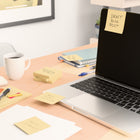 Staples - Feuillets recyclés, 3 po x 3 po, jaune, paquet de 12-Chaque pad a 100 notes et ils viennent dans un paquet de 12