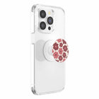 PopSockets - PopGrip - Fleurs Mauves-Fonctionne comme un support pratique pour regarder des vidéos à la volée