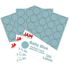JAM Paper Étiquettes autocollantes rondes, 1 2/3 po, rose bébé, 360/paquet-Taille : 1,66 po