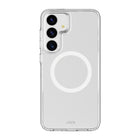 AXS - Crystal Shield D3O étui compatible MagSafe fabriqué à partir de matériaux recyclés pour Samsung Galaxy S25 - Transparent-Les rebords biseautés optimisent la protection de votre écran