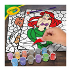 Crayola - Trousse d'autocollants mosaïques Paint & Peel - Princesses Disney-SÛR ET NON TOXIQUE : Pas d’ennuis pour les parents! La peinture Crayola est sûre et non toxique - elle convient parfaitement aux enfants de 5 ans et plus