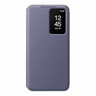 Samsung - Coque Portefeuille à Vue Intelligente pour Samsung Galaxy S24 - Violet-La fenêtre d'affichage améliore l'utilisation de l'interface tactile UX