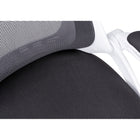 Monarch Specialties - 7269 Chaise De Bureau Dossier Haute Exec  - Blanc/Meche Gris-Dimensions de la boîte : 28 po L x 13 po L x 25 po H, poids de la boîte: 37 lb