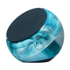 Speaqua - Haut-parleur portatif Bluetooth étanche Barnacle Vibe 3,0 avec stockage intégré (2 000 chansons) - Bleu mer-Son clair et complet avec basses dynamiques et radiateur passif.