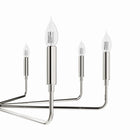 Modway - Rekindle 8-Lumière Lustre - Nickel poli-Installation professionnelle requise