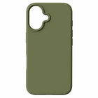 Blu Element - Coque Silicone avec MagSafe pour iPhone 16 Plus - Vert olive-Certifié pour des chutes de 1,8 mètre (6 pieds)