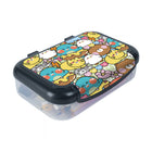 Zipit - Boîte de Rangement Recyclée - Motif kawaii coloré-Dimensions: 8,5 po L x 5,9 po W x 2,4 po D 