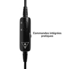 Turtle Beach - Casque de jeu Recon 50 - Rouge/Bleu-Chat limpide - Le célèbre microphone ultrasensible Turtle Beach reconnaît clairement votre voix et peut être retiré lorsque vous regardez un film ou écoutez de la musique