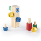 Guidecraft Screw Block, jouet d'association pour la motricité fine, 8 pièces -Ce simple outil de manipulation affine la coordination œil-main, la motricité fine et les compétences de correspondance des couleurs