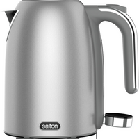 Salton - bouilloire numérique NuRetro 1,7 l - argent métallisé-Capacité de 1,7 L/7 tasses, idéale afin de chauffer suffisamment d’eau pour plusieurs breuvages ou de remplir une cafetière à piston en une seule fois.