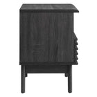 Modway - Render Table de chevet, Fusain-Construction durable en panneaux de particules
