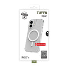 TUFF8 - Étui Mag Clear iPhone 17-Matériau premium : Conçu à partir de matériaux en polycarbonate de haute qualité pour résister aux chutes jusqu'à 6 pieds, offrant une durabilité accrue et des performances durables