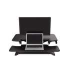 TygerClaw – Poste de travail assis/debout (TYDS13016)-Design compact ne dépassant pas du plateau