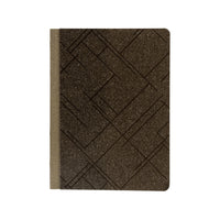 Hilroy - Journal marron gaufré - 6 po x 8 po - 96 Feuilles-Couverture rigide durable