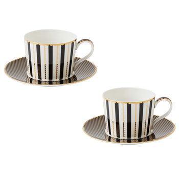 Ensemble de 6 tasses et soucoupes par Maxwell & Williams (200 ml) | Linen Chest Ensemble de 6 tasses et soucoupes par Maxwell & Williams (200 ml) | Linen Chest