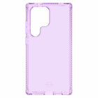 ITSKINS - Coque Transparente Spectrum_R pour Samsung Galaxy S24 Ultra - Violet Clair-Testé en cas de chute de 3 m / 10 pieds