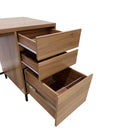 Sully Bay St. - Bureau à 3 tiroirs - Noyer-Dimensions: 55,16 L x 23,64 L x 29,16 H po