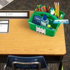 Teacher Created Resources - Caddy de rangement en plastique, noir, paquet de 6-4