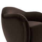Modway - Compose Performance Velvet Fauteuil pivotant - Marron chocolat-8