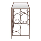 Zuo - Convale Console Table - Bronze-Matériau du dessus de la table: Verre