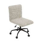 Brassex - Nestor Chaise de bureau - beige-Cadre et base en fer de 320 mm
