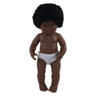 Miniland - Poupée bébé de 15 pouces - fille afro-américaine anatomiquement correcte-Corps articulé