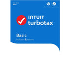 Intuit - TurboImpôt De base 2024 - 4 déclarations - Bilingue - Windows-Conçu pour des déclarations de revenus simples et directes