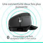 Logitech - MX Master 4 for Mac, souris Bluetooth ergonomique - Noir Sidéral-Les clics discrets de la MX Master 4 for Mac réduisent le bruit et les distractions pour offrir une sensation satisfaisante avec 90 % de bruits de clic en moins - pour une concentration accrue	