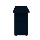 Manhattan Comfort - Banc de salle à manger moderne Nomad 67,91 po - Bleu-Comprend des butées de pieds en plastique réglables