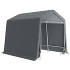 Outsunny - Tente de rangement de jardin 7,9 pi x 6,6 pi-Conception spacieuse, adaptée aux voitures, vélos et autres objets pour les garder au sec  
