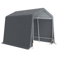 Outsunny - Tente de rangement de jardin 7,9 pi x 6,6 pi-Conception spacieuse, adaptée aux voitures, vélos et autres objets pour les garder au sec  

