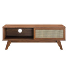 Modway - Soma 47 po Meuble TV, Noyer-Porte coulissante